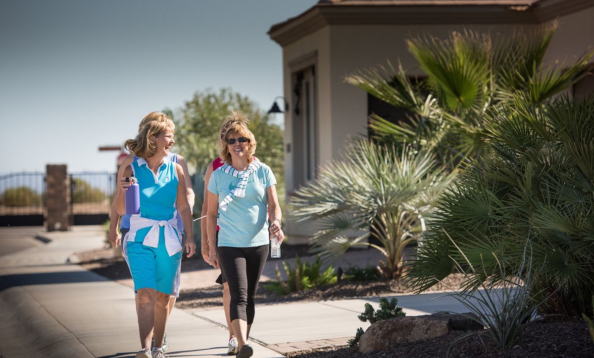 Trilogy Homeowners Taking a Walk