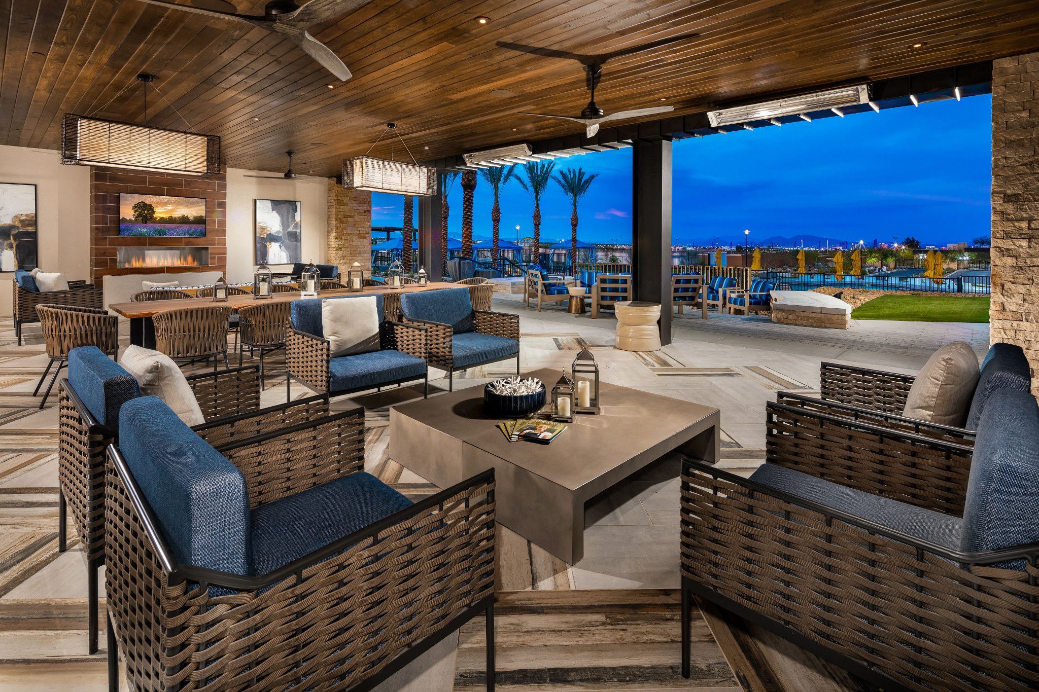 Trilogy Summerlin Grand Living Room Patio