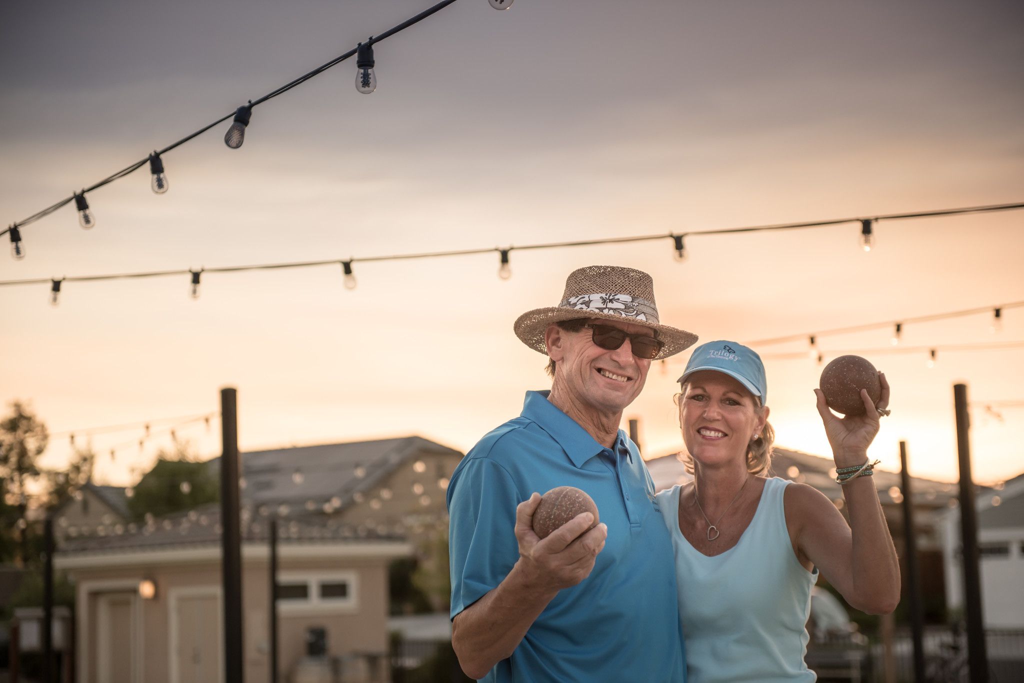 Trilogy Homeowners on The Bocce Courts