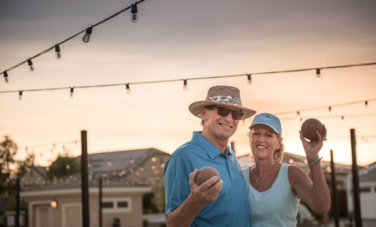 Trilogy Homeowners on The Bocce Courts